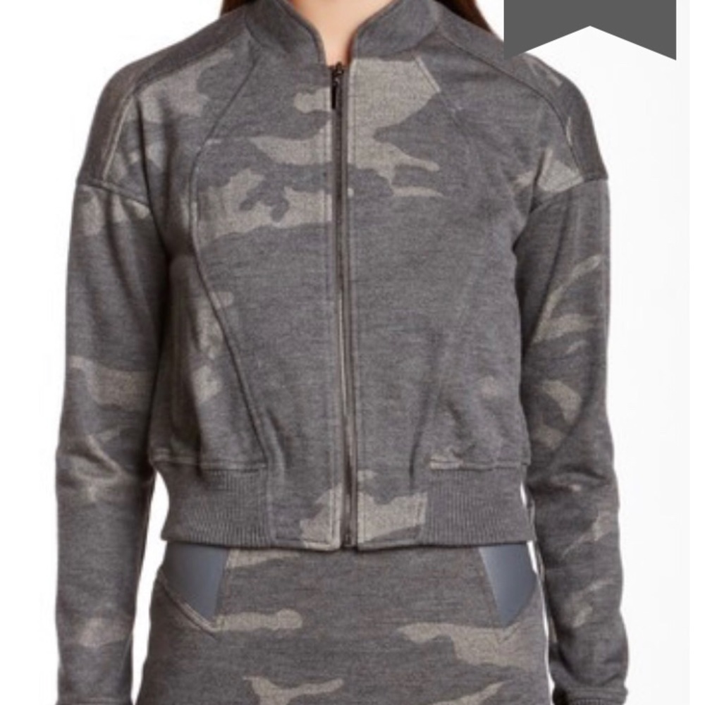 A. Moss Camo Bomber Jacket